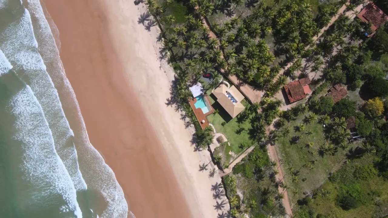 Aerial view of Villa Santú